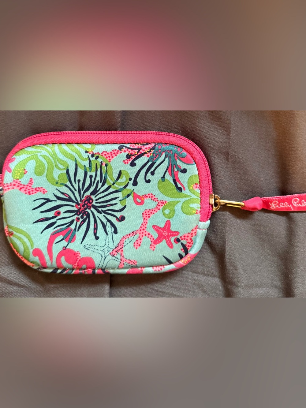 Lilly Pulitzer Neoprene Key & Card Holder